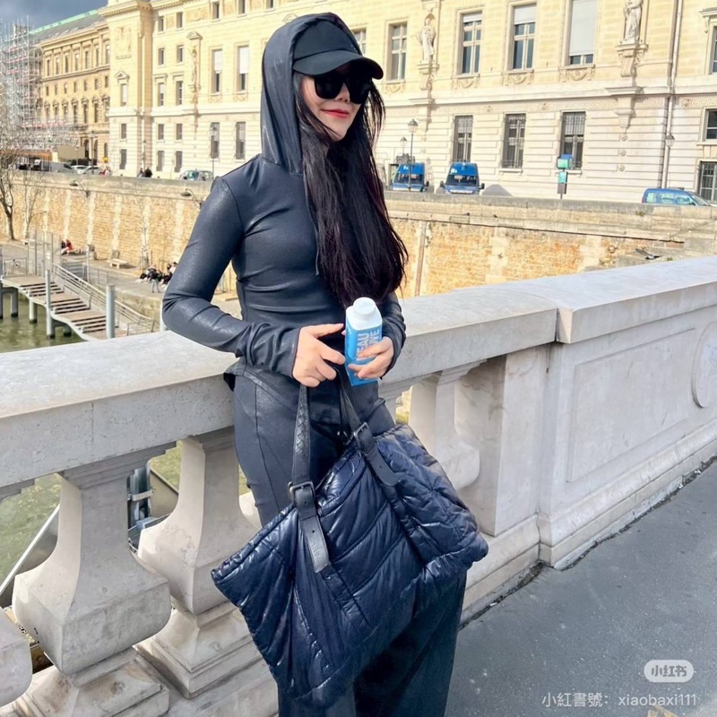 BOTTEGA VENET BV 黑藍色 托特包 肩背包 手提包 購物包-9