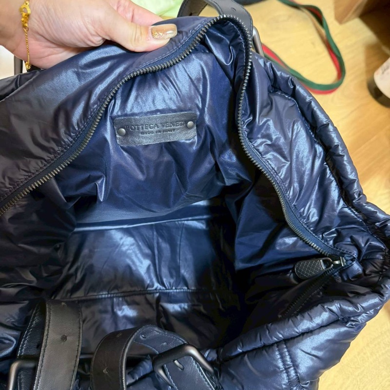 BOTTEGA VENET BV 黑藍色 托特包 肩背包 手提包 購物包-10