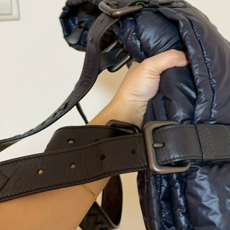 BOTTEGA VENET BV 黑藍色 托特包 肩背包 手提包 購物包-14