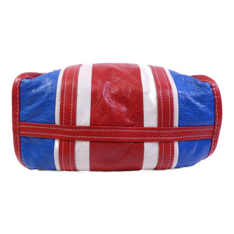 BALENCIAGA 羊皮皮革Bazar Bag銀扣手挽肩背兩用袋-3