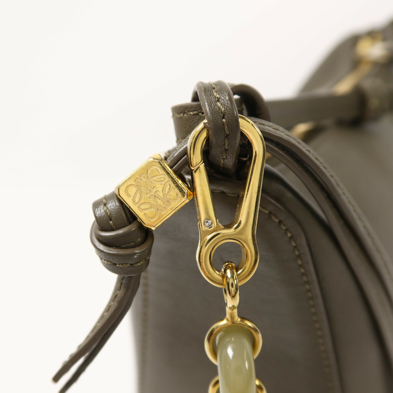 LOEWE 牛皮皮革Mini Hammock Hobo金扣手挽肩背兩用袋-8