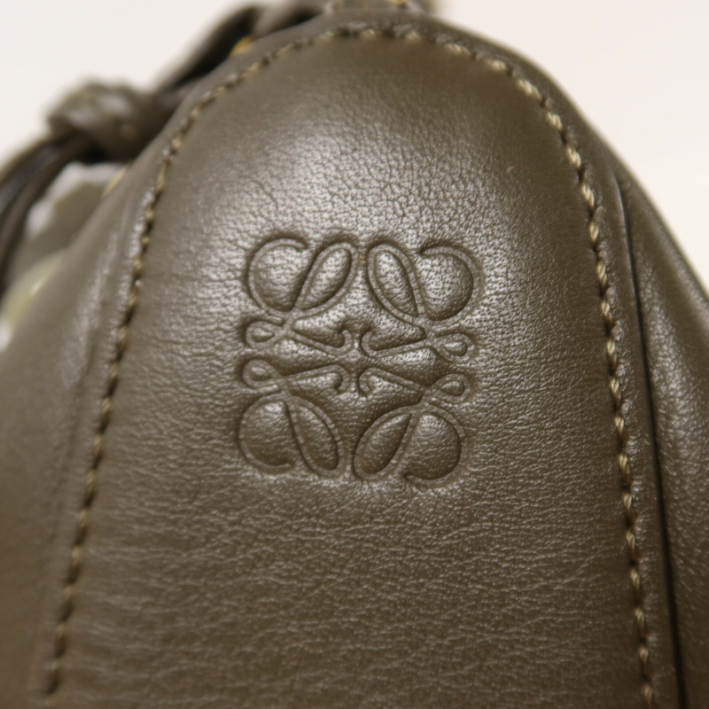 LOEWE 牛皮皮革Mini Hammock Hobo金扣手挽肩背兩用袋-9