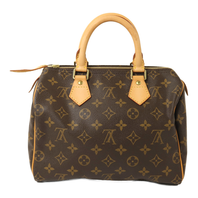 LOUIS VUITTON Monogram Speedy 25金扣手挽袋-1