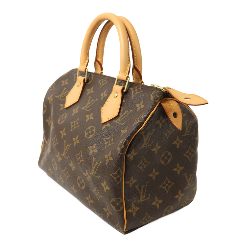 LOUIS VUITTON Monogram Speedy 25金扣手挽袋-2