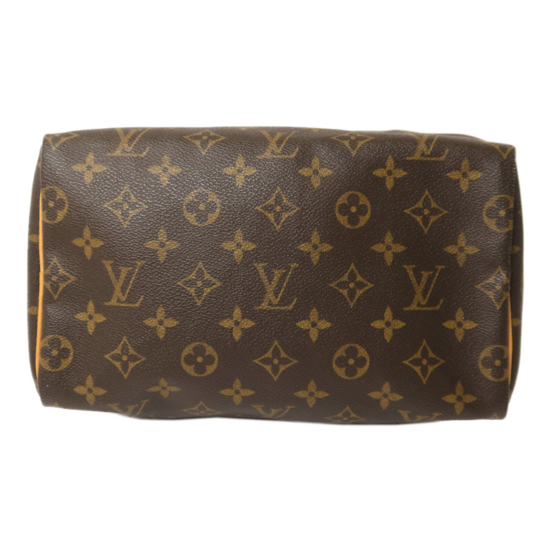 LOUIS VUITTON Monogram Speedy 25金扣手挽袋-3