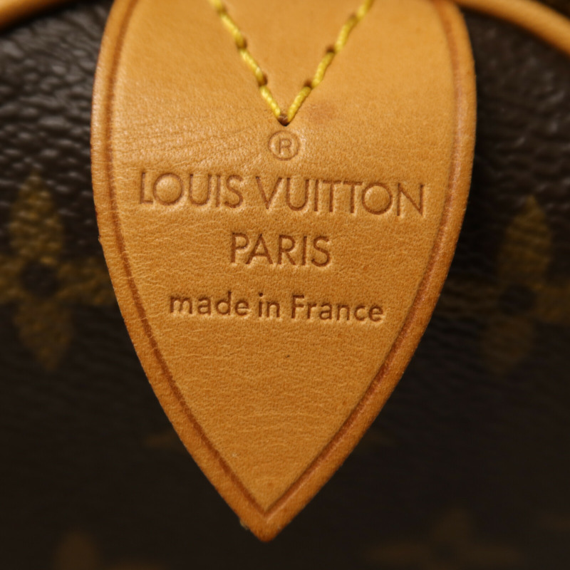 LOUIS VUITTON Monogram Speedy 25金扣手挽袋-5