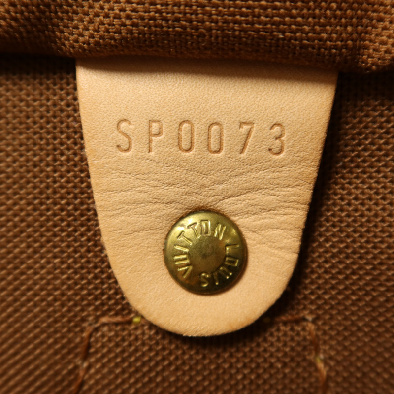 LOUIS VUITTON Monogram Speedy 25金扣手挽袋-6
