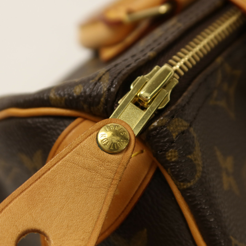 LOUIS VUITTON Monogram Speedy 25金扣手挽袋-9