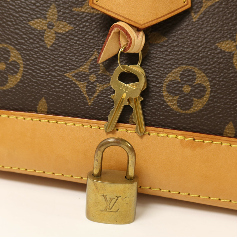 LOUIS VUITTON Monogram Alma金扣手挽袋-8