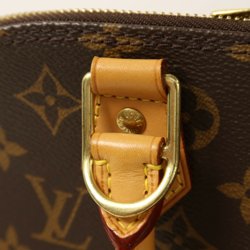 LOUIS VUITTON Monogram Alma金扣手挽袋-9