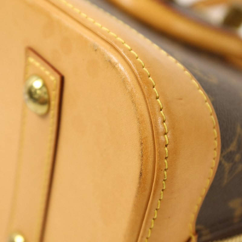 LOUIS VUITTON Monogram Alma金扣手挽袋-11