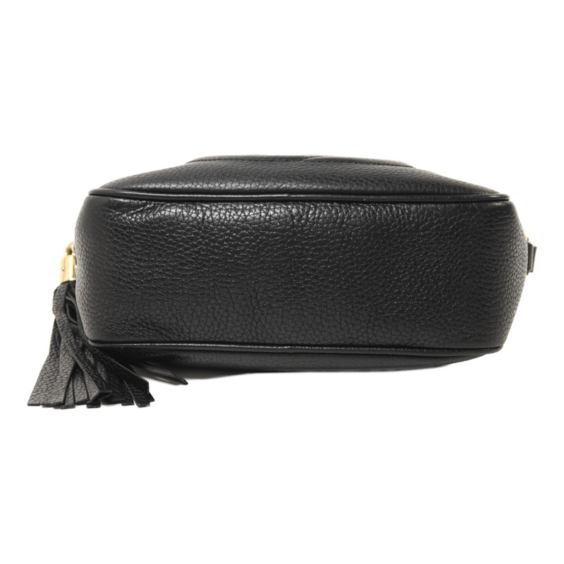 GUCCI 牛皮皮革Soho Disco金扣肩背袋-3