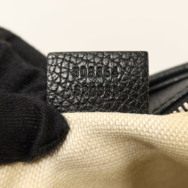 GUCCI 牛皮皮革Soho Disco金扣肩背袋-6