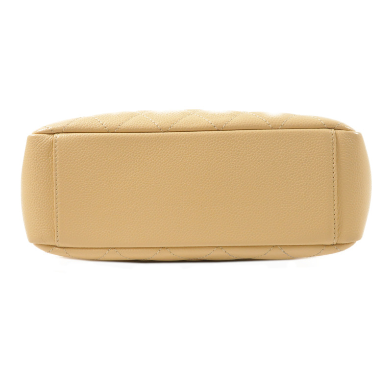 CHANEL 牛皮皮革PST金扣鏈帶肩背袋-3