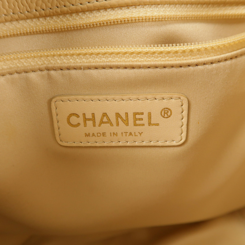 CHANEL 牛皮皮革PST金扣鏈帶肩背袋-6