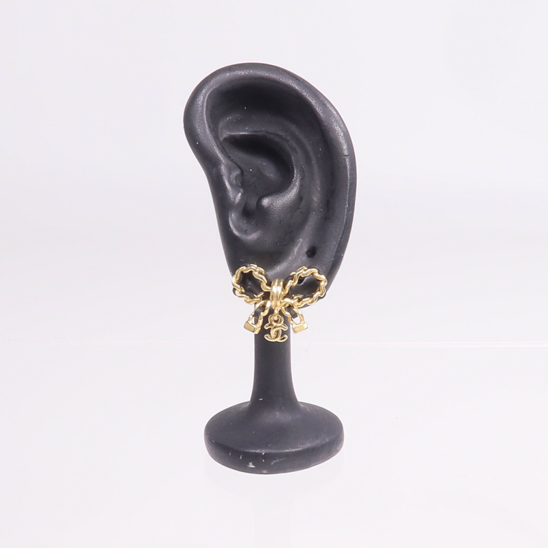 CHANEL 金屬/皮革Earrings耳環-7
