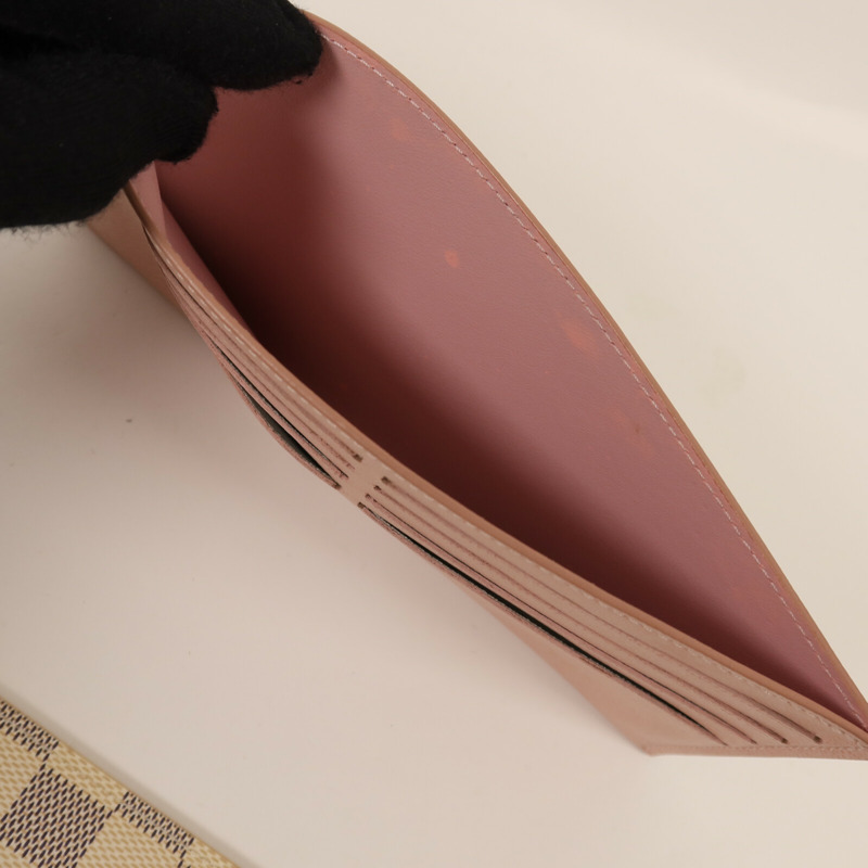 LOUIS VUITTON Damier Azur Felicie Pochette金扣鏈帶手挽肩背兩用袋-18