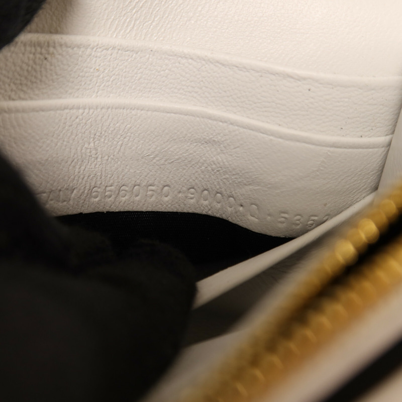 BALENCIAGA 牛皮皮革Hourglass Wallet On Chain金扣鏈帶肩背袋-7