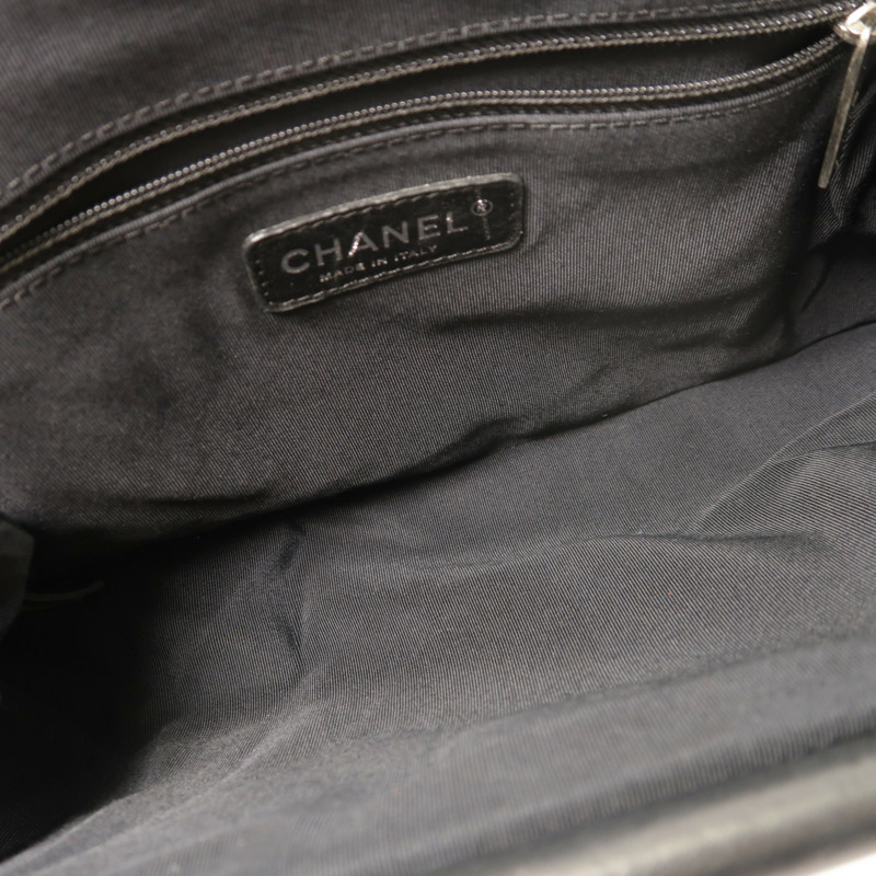 CHANEL 羊皮皮革Chic Knot Clutch Bag鏈帶肩背袋-4