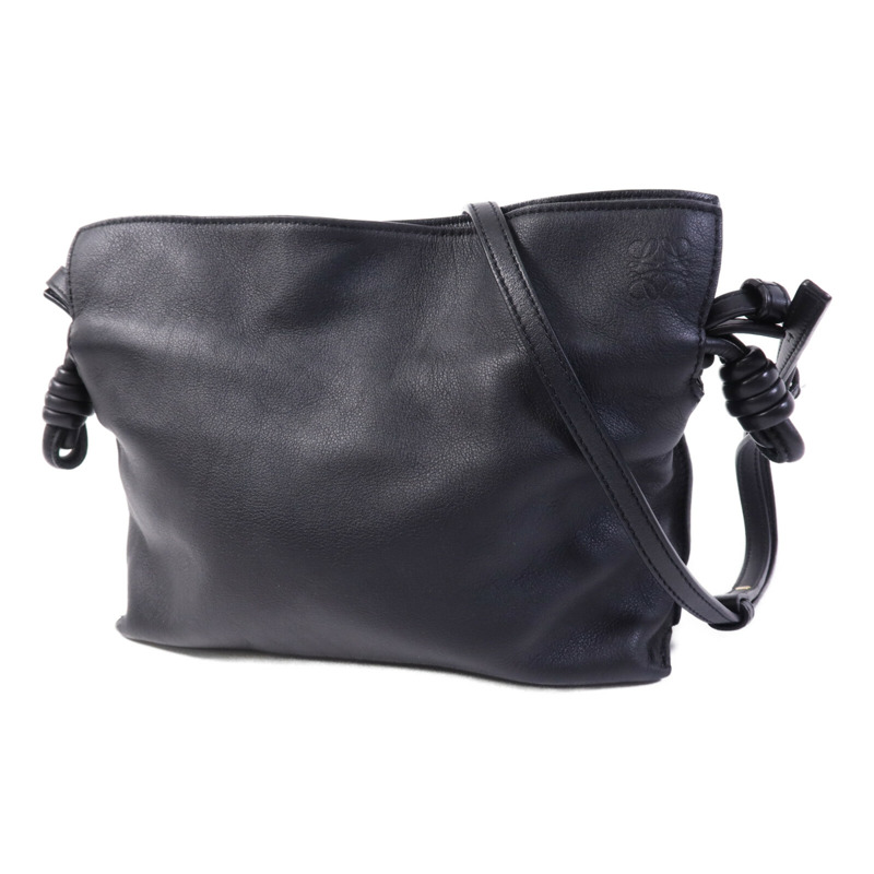 LOEWE 羊皮皮革Flamenco金扣肩背袋-2