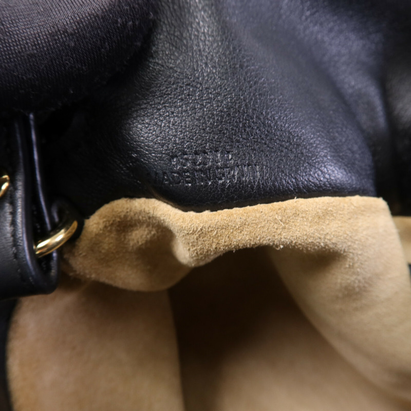 LOEWE 羊皮皮革Flamenco金扣肩背袋-7