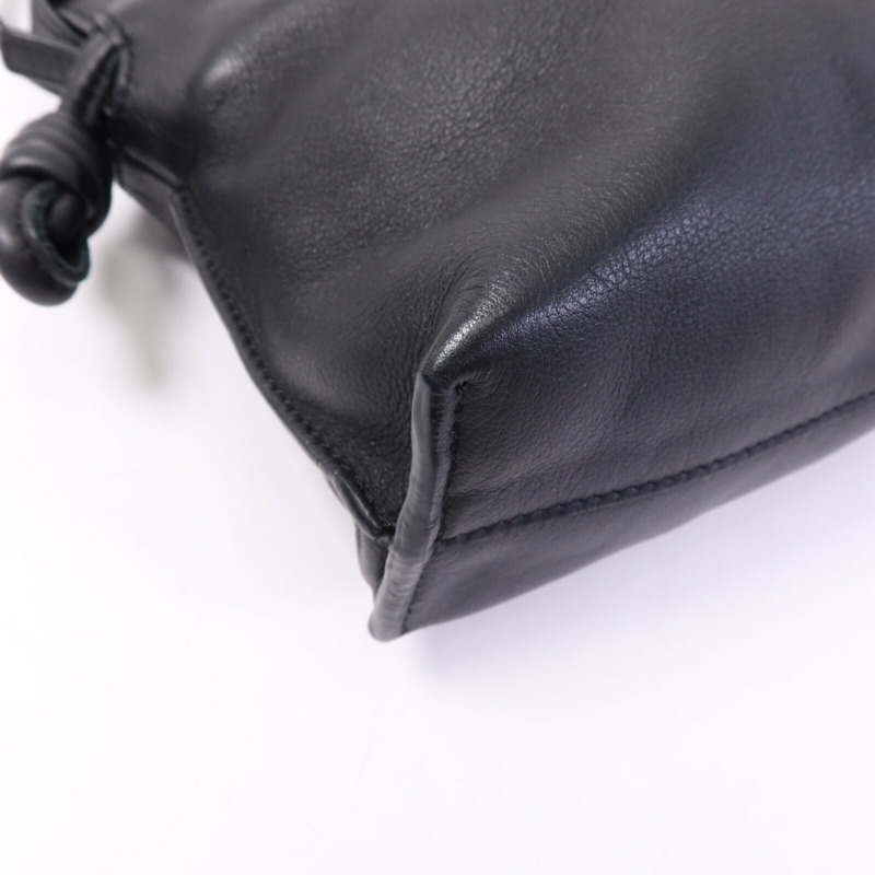 LOEWE 羊皮皮革Flamenco金扣肩背袋-9