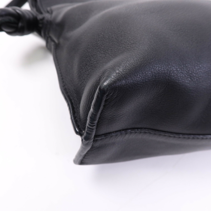 LOEWE 羊皮皮革Flamenco金扣肩背袋-11