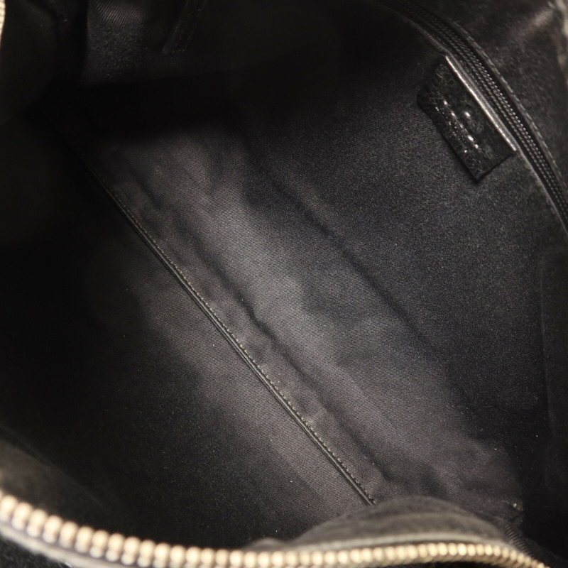 GUCCI 帆布Shoulder Bag銀扣肩背袋-4