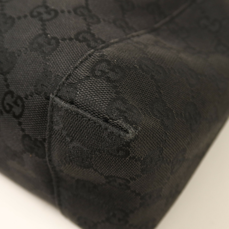 GUCCI 帆布Shoulder Bag銀扣肩背袋-12