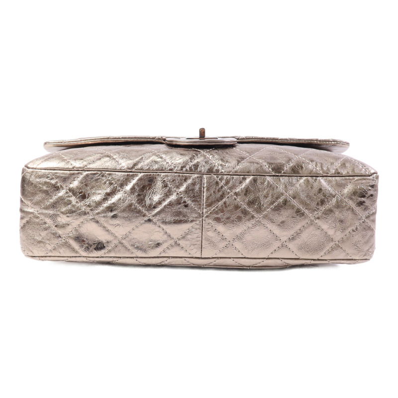 CHANEL 牛皮皮革2.55 Large銀扣鏈帶肩背袋-3