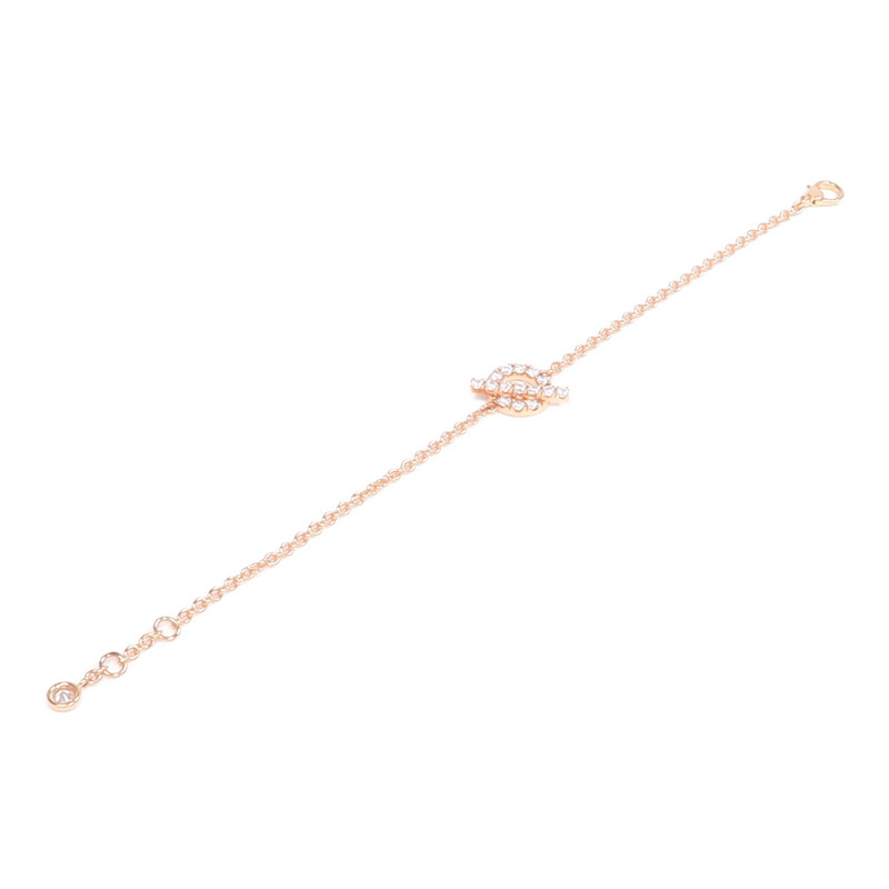 HERMES 18K玫瑰金Finesse Bracelet鑽石手鏈-6