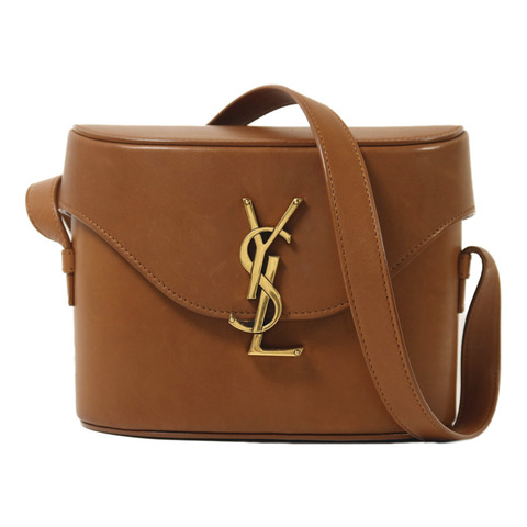 SAINT LAURENT 牛皮皮革June Box金扣肩背袋