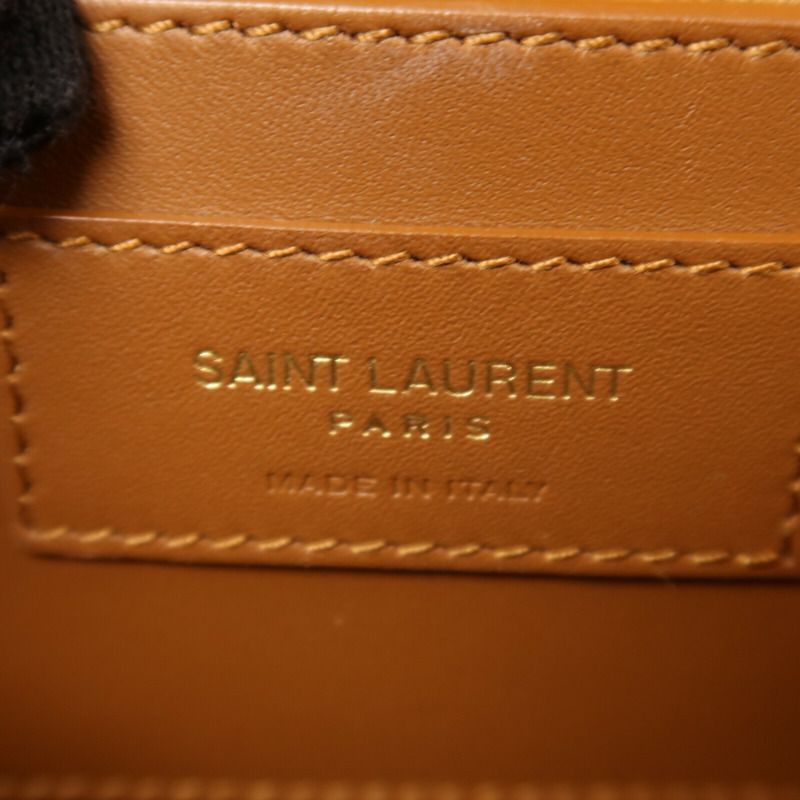 SAINT LAURENT 牛皮皮革June Box金扣肩背袋-5