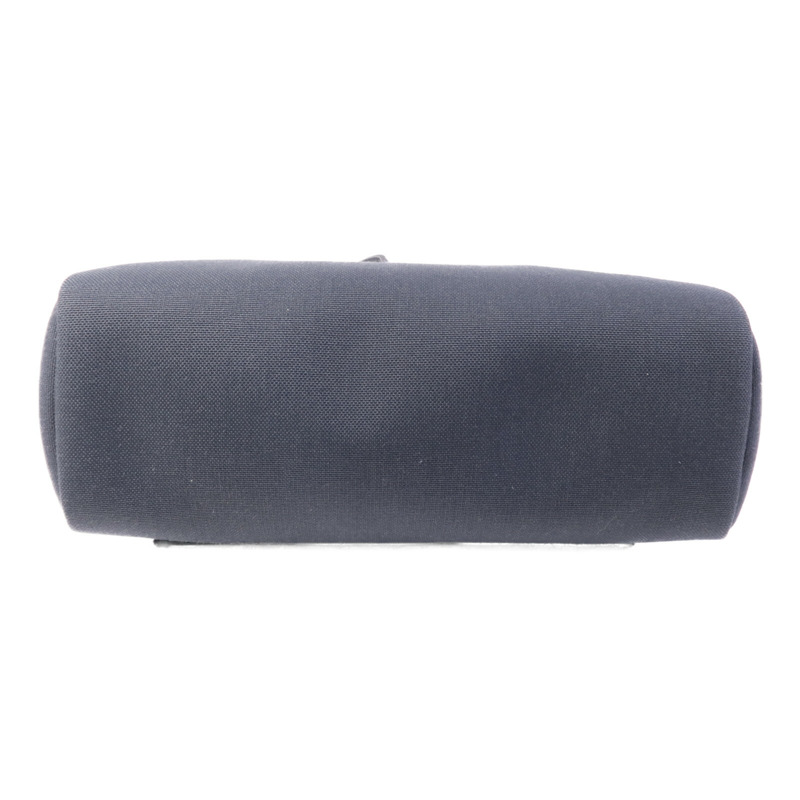 HERMES 皮革/帆布Herbag PM銀扣手挽肩背兩用袋Ardoise-3