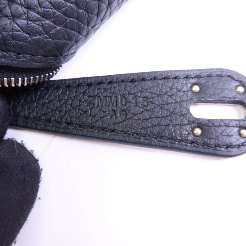 HERMES Clemence皮革Lindy 26手挽肩背兩用袋Noir-7