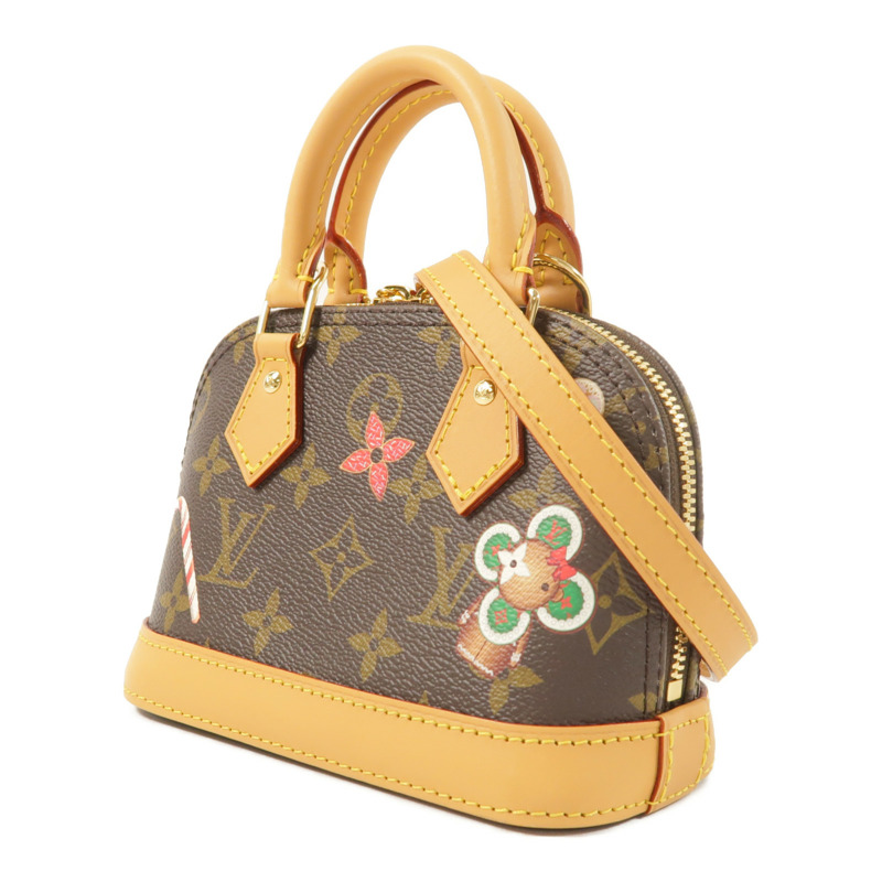 LOUIS VUITTON Monogram Nano Alma Vivienne金扣手挽肩背兩用袋-2