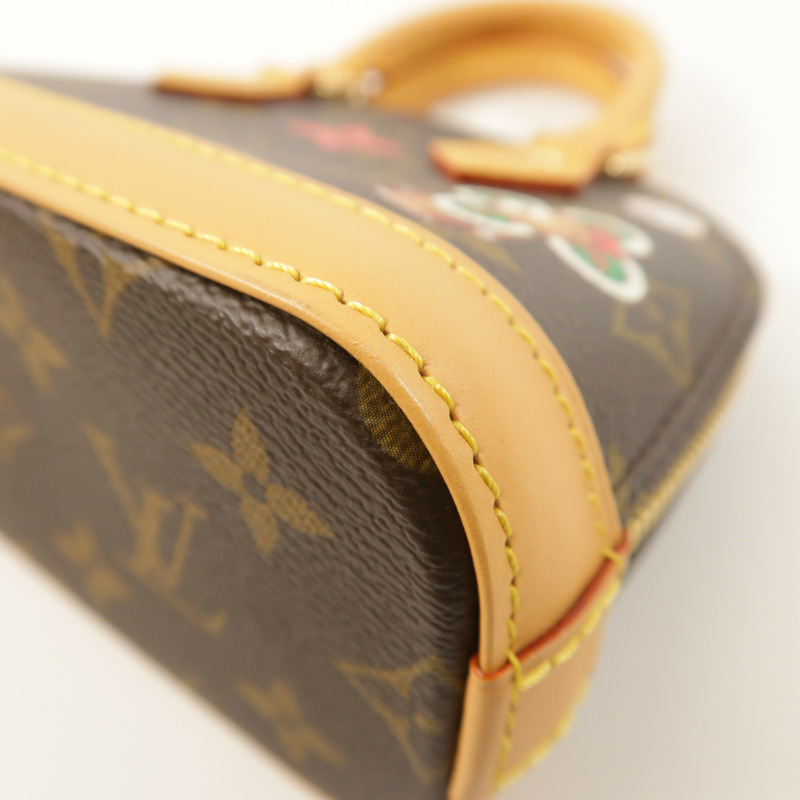 LOUIS VUITTON Monogram Nano Alma Vivienne金扣手挽肩背兩用袋-8