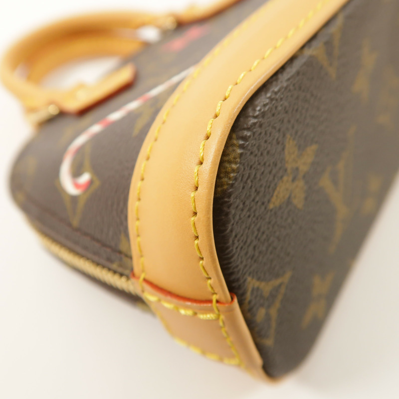 LOUIS VUITTON Monogram Nano Alma Vivienne金扣手挽肩背兩用袋-9