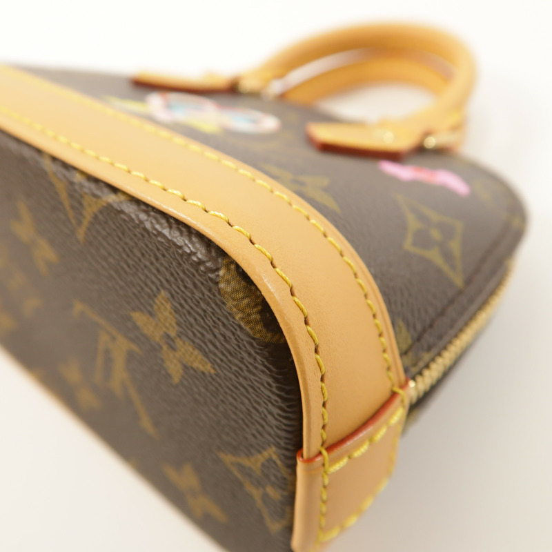 LOUIS VUITTON Monogram Nano Alma Vivienne金扣手挽肩背兩用袋-10