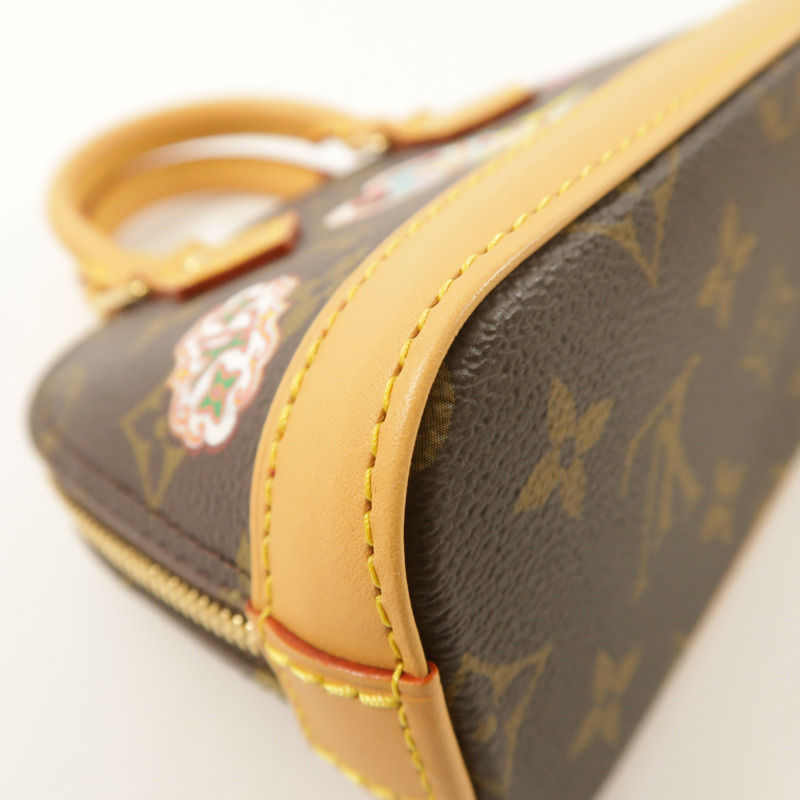 LOUIS VUITTON Monogram Nano Alma Vivienne金扣手挽肩背兩用袋-11