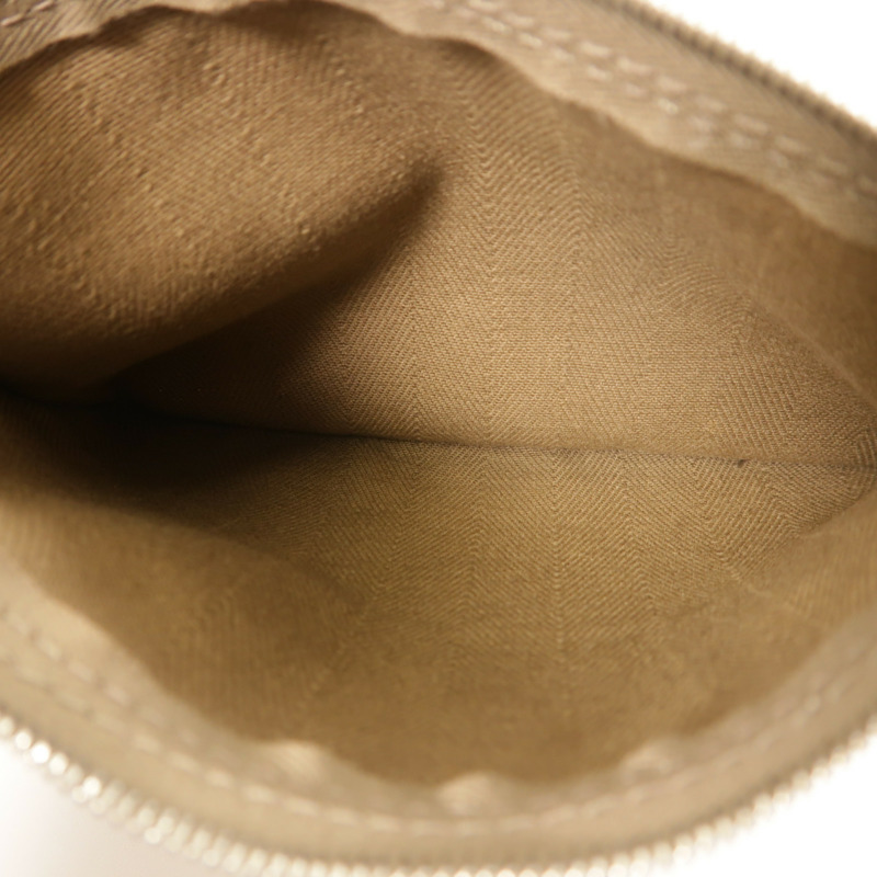 HERMES 帆布Valparaiso銀扣手挽袋Etoupe-19