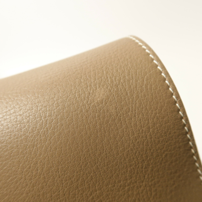 HERMES 帆布Valparaiso銀扣手挽袋Etoupe-20