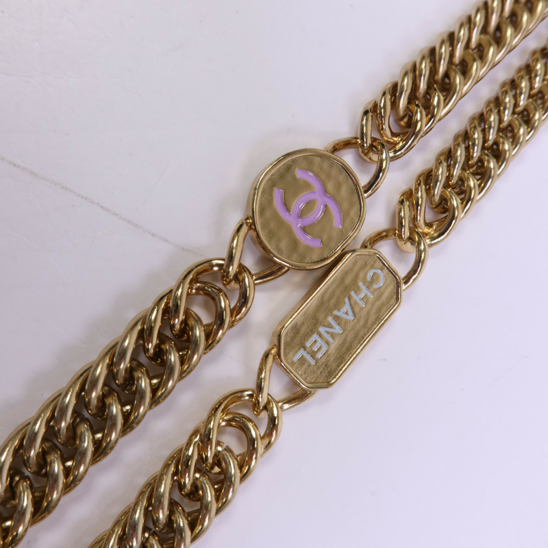 CHANEL 牛皮皮革Vanity Case金扣肩背袋-13