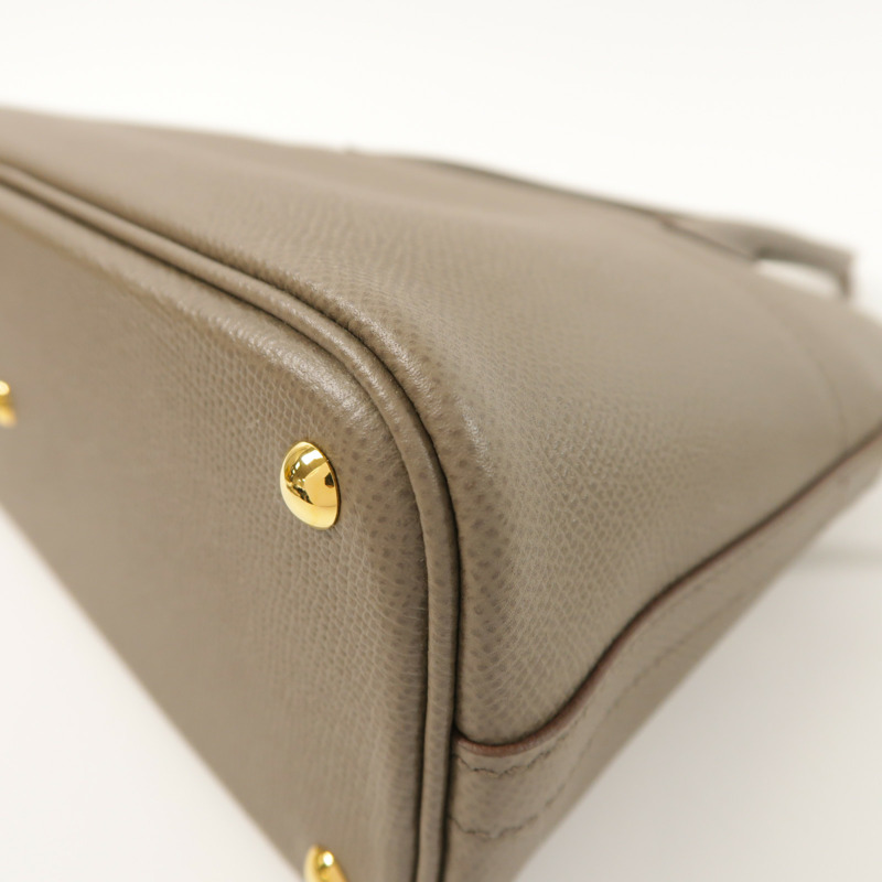 HERMES Epsom皮革Bolide 27金扣手挽肩背兩用袋Etain-11