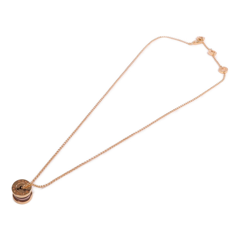 BVLGARI 18K玫瑰金/陶瓷B-zero1 Necklace項鍊-3