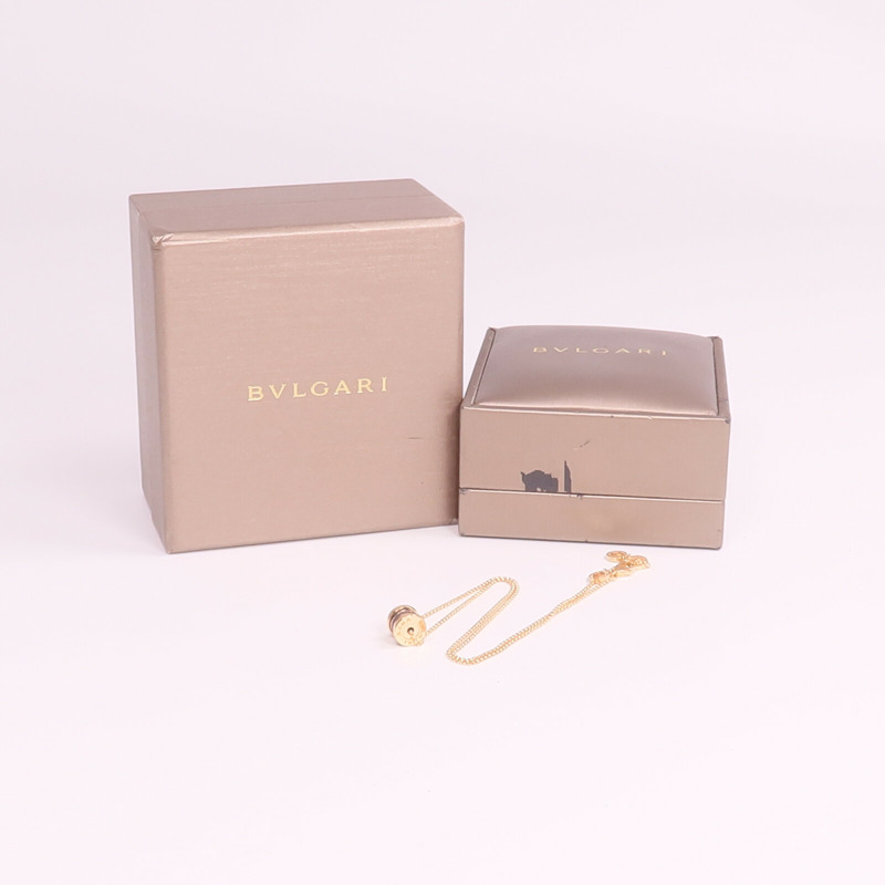 BVLGARI 18K玫瑰金/陶瓷B-zero1 Necklace項鍊-9