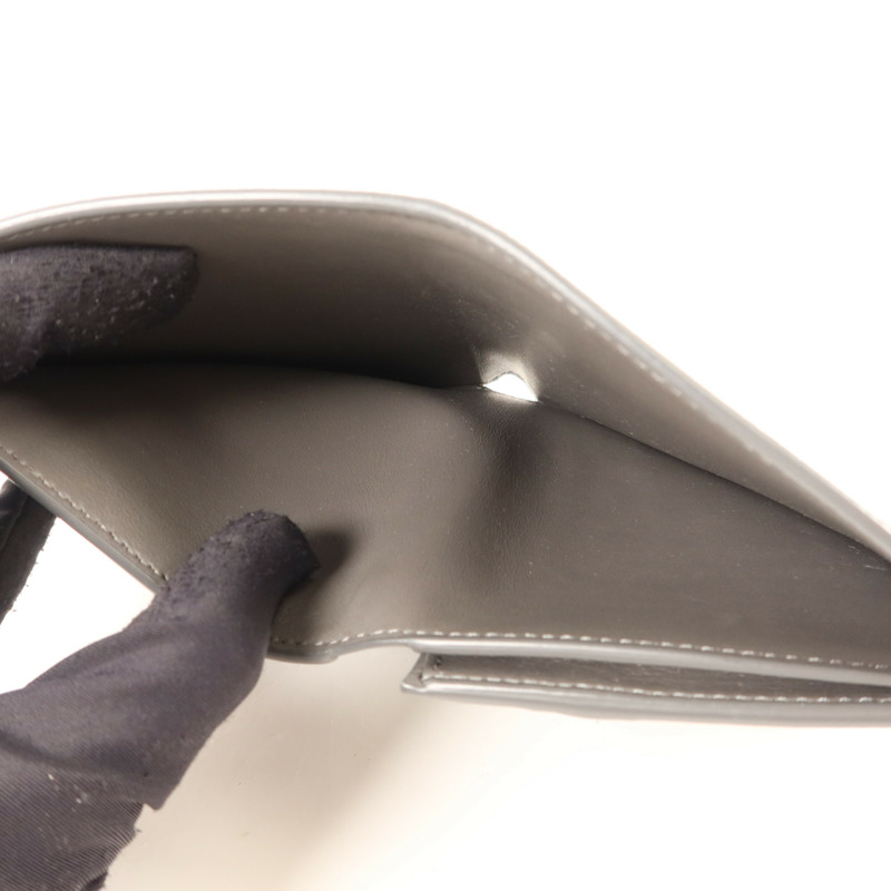 CELINE 牛皮皮革Medium Strap Wallet金扣錢包-5