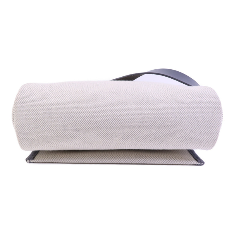 HERMES 帆布Mini Herbag銀扣肩背袋Ardoise-3