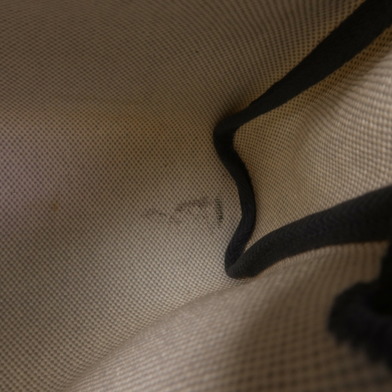 HERMES 帆布Mini Herbag銀扣肩背袋Ardoise-15