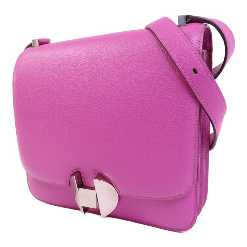 HERMES Evercolor皮革2002 20銀扣肩背袋-2